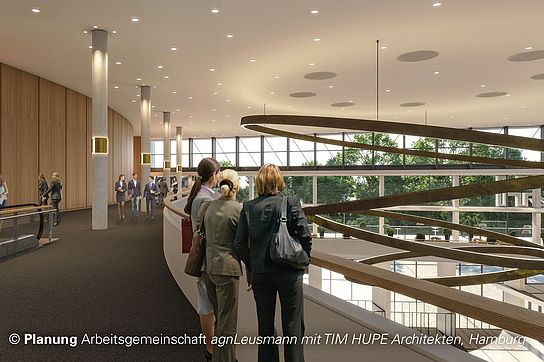 CCH Foyer Z / © Planning Consortium agnLeusmann with TIM HUPE Architects, Hamburg
