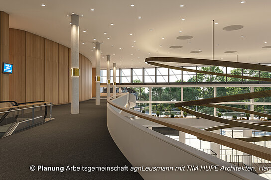 CCH Foyer Z / © Planning Consortium agnLeusmann with TIM HUPE Architects, Hamburg