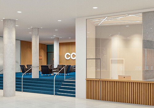 CCH Foyer 7 CCH Visualisierung Foyer 7