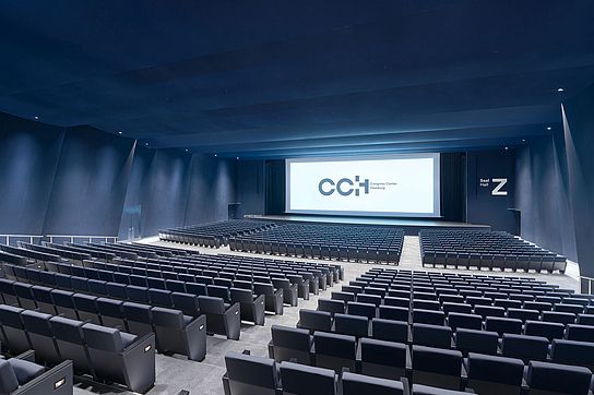 CCH Saal Z / © Planung Arbeitsgemeinschaft agnLeusmann mit TIM HUPE Architekten, Hamburg