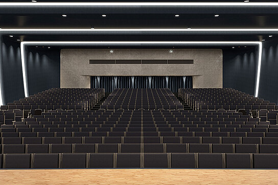 CCH Saal Z / © Planung Arbeitsgemeinschaft agnLeusmann mit TIM HUPE Architekten, Hamburg