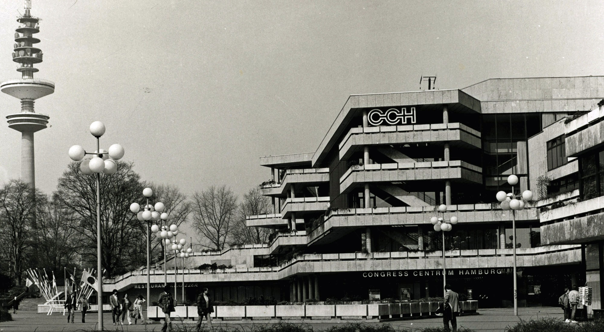 CCH Historie Schwarz-weiß Aufnahme CCH 1973