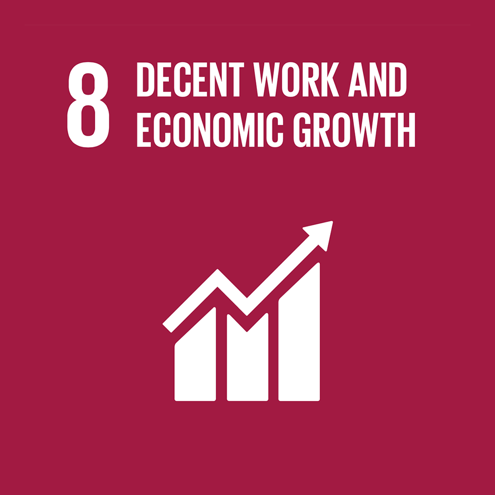 8 DECENT WORK AND ECONOMIC GROWTH 8 DECENT WORK AND ECONOMIC GROWTH